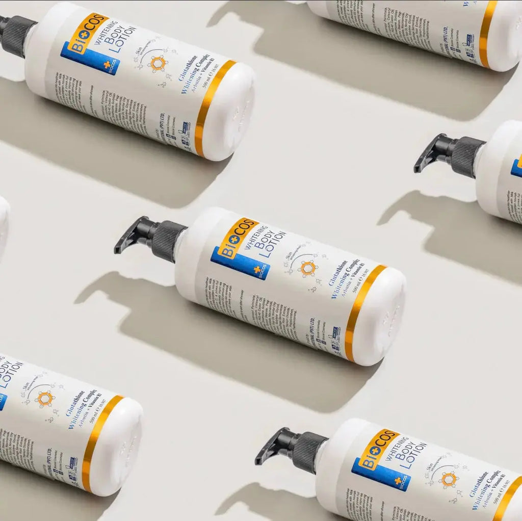 Herbal Glow Biocos Body Lotion 500ml | Deep Hydration, Collagen Boost & Radiant Skin Herbal Glow