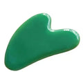 Herbal Glow Natural Jade Gua Sha Stone – Face & Neck Sculpting, Lymphatic Drainage, Anti-Aging Massage Tool Herbal Glow