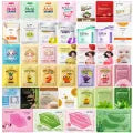 Herbal Glow Pack of 15 Moisturizing Face, Lip & Eye Sheet Masks | Hydrating & Radiance Boost Skin Care